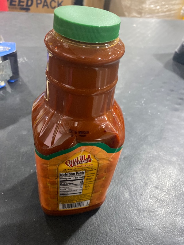 Photo 2 of Cholula Chili Lime Hot Sauce, 64 fl oz - One 64 Fluid Ounce Bulk Container of Chili Lime Hot Sauce with Mexican Peppers, Lime and Signature Spice Blend, Perfect for Eggs, Shrimp, and More 2026