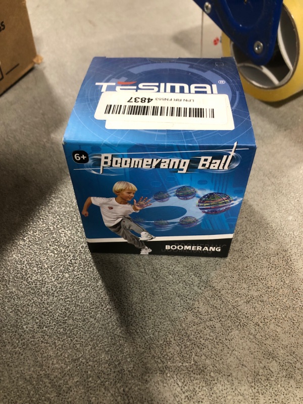 Photo 1 of Flying Orb Ball nebula orb toy?2022 Upgraded?Built In Rgb Light 360°Rotating Hover Ball Outdoor Cool Things Toy For Kid Adult Playing, Flying Space Boomerang Orb,Spinner Ufo Drone Ball Blue (purple1)