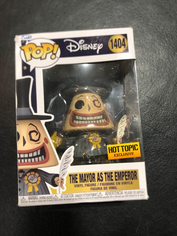 Photo 2 of Funko The Nightmare Before Christmas Pop! The Mayor As The Emperor Vinyl Figure Hot Topic Exclusive
