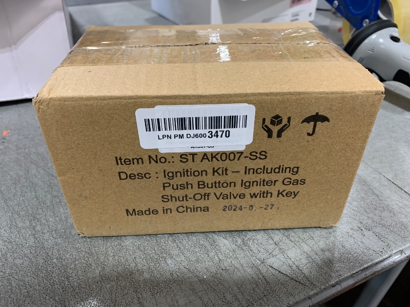 Photo 1 of Stanbroil Fire Pit Gas Burner Spark Ignition Kit – Including Push Button Igniter Gas Shut-Off Valve with Key