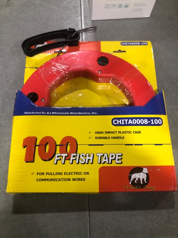 Photo 2 of 100 FT Fish Tape with High Impact Case for Electric or Communication Wire Puller