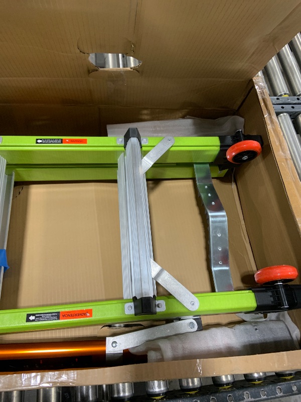 Photo 1 of Little Giant Ladder Systems Conquest 2.0, M17, 17ft, Multi-Position Ladder, Fiberglass, Type 1A, 300 lbs Weight Rating, (17117-001)