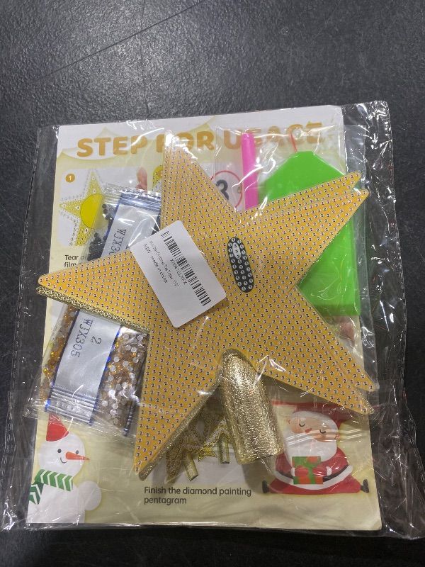 Photo 1 of Mini Star Christmas Tree Topper,Star Tree Topper for Christmas,Retro Super Star Unique Design