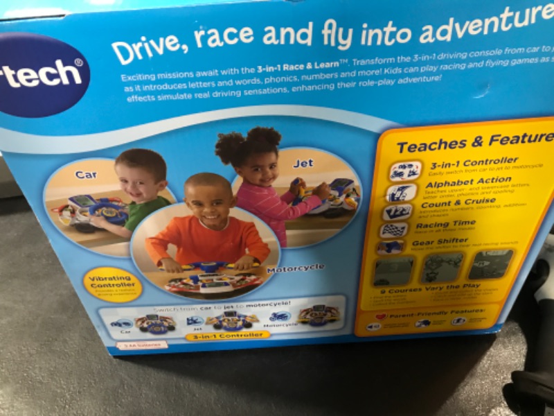 Photo 1 of VTech 3-in-1 Race and Learn,Blue