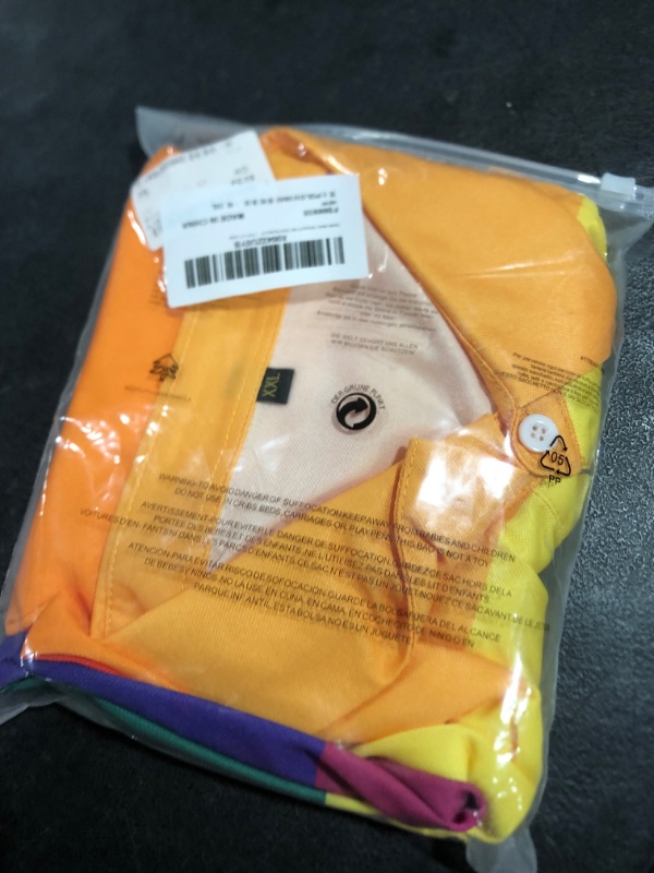 Photo 1 of XXL Zando Mens Striped Pride Shirt Rainbow Polo Shirts for Men Funny LGBT Shirt Regular Fit Short Sleeve Rugby Shirts Casual Golf Shirt Men for Pride Month Holiday Party Rainbow Stripes Shirt XX-Large