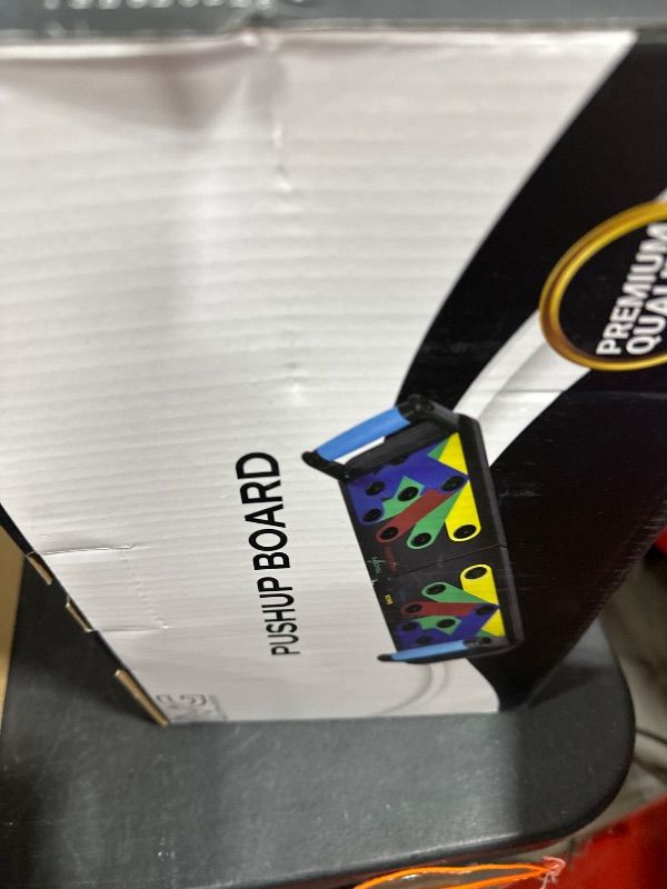 Photo 1 of MG Push up Board with 5 Resistance Bands & Jump Rope – Portable Home Gym Equipment for Full Body Workout, Strength Training, Exercise and Fitness – With a Giftable Box & Workout Manual