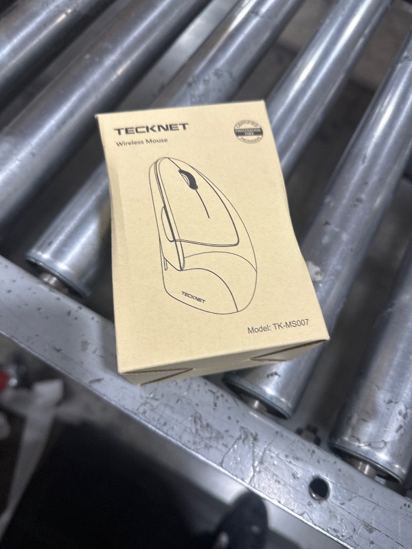 Photo 1 of TECKNET Ergonomic Mouse, Rechargeable Vertical Ergo Mouse Wireless 800-4800 Levels 5 Adjustable DPI, Silent 2.4GHz Optical Carpal Tunnel Mouse for Right Hand, USB Wireless Mouse for Laptop, PC