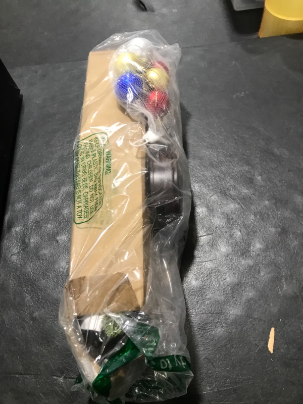 Photo 1 of Pooqla RGB Lighted Mini Christmas Tree, Color Changing Tabletop LED Xmas Tree with Remote, Colorful 80 LED Pre-lit Artificial Small Tree with Hanging Ball Ornaments for Home Party Christmas Decoration