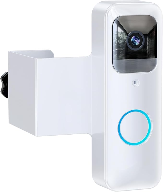 Photo 1 of Blink Doorbell Mount, Full Metal Anti-Theft No Drill Mount for Blink Video Doorbell, No Block Motion and Camera Sensors, Easy Install, Nice Doorbell Accessories for Home/Apartment/Dorm