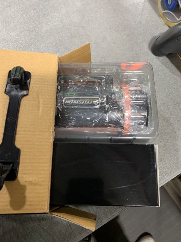 Photo 1 of Celestron - PowerTank Lithium Telescope Battery – Rechargeable Portable 12V Power Supply for Computerized Telescopes - 10 Hour capacity/86 Wh - Red/White LED Flashlight - 2 USB Ports