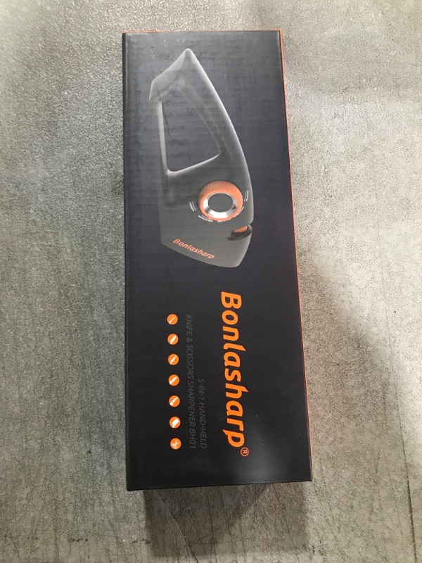 Photo 1 of 5 in 1 Adjustable Knife Sharpener, Premium Handheld Kitchen Knife Sharpeners Help Repair, Restore, Polish Blades Sharpening Tool Works for Pocket Knife Chefs & Serrated & Bread Knife, Scissors