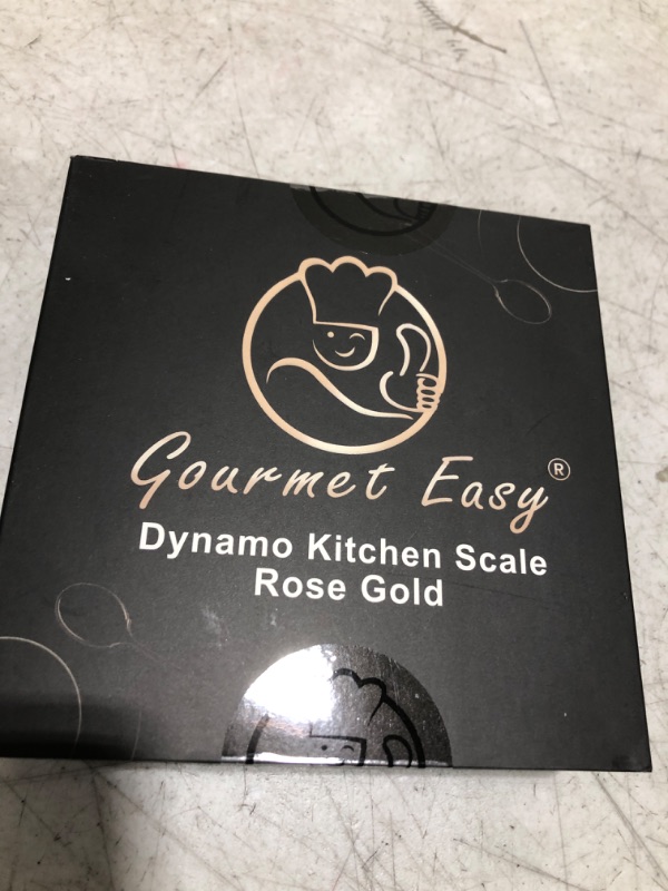 Photo 1 of Battery Free Digital Kitchen Round Scale with LCD Display, Baking Cooking,and Meal prep 1g/0.01oz Units up to 5Kg/11Lb Weight, Tare Function (RG)