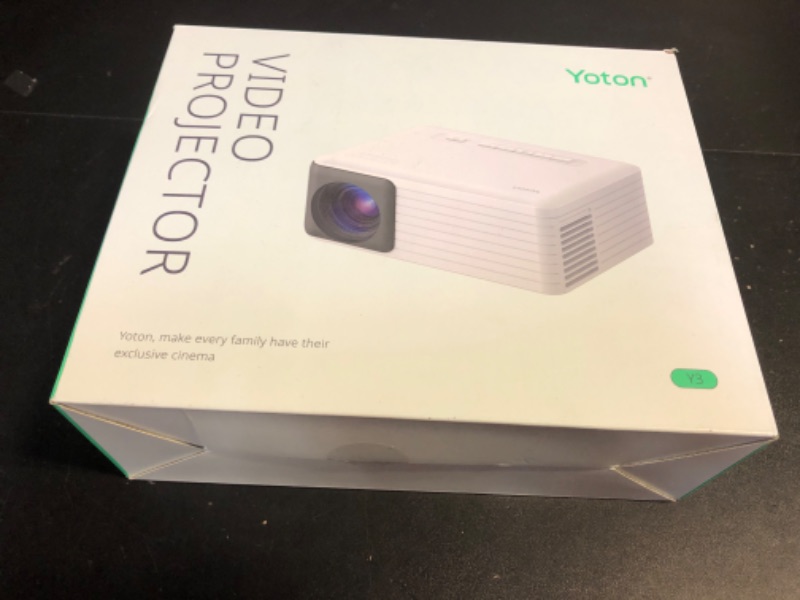 Photo 1 of Yoton Mini Projector, Portable Phone small projector 1080P Full HD Supported for iOS/Android/Laptop, Video Projector Y3 Compatible with Fire Stick, HDMI, USB, PS5, Xbox