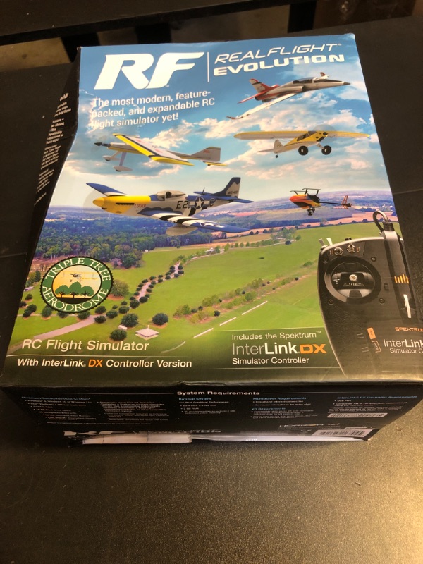 Photo 2 of RealFlight Evolution RC Flight Simulator Software with Interlink DX Controller Included RFL2000 Air/Heli Simulators Compatible with VR headsets Online Multiplayer Options