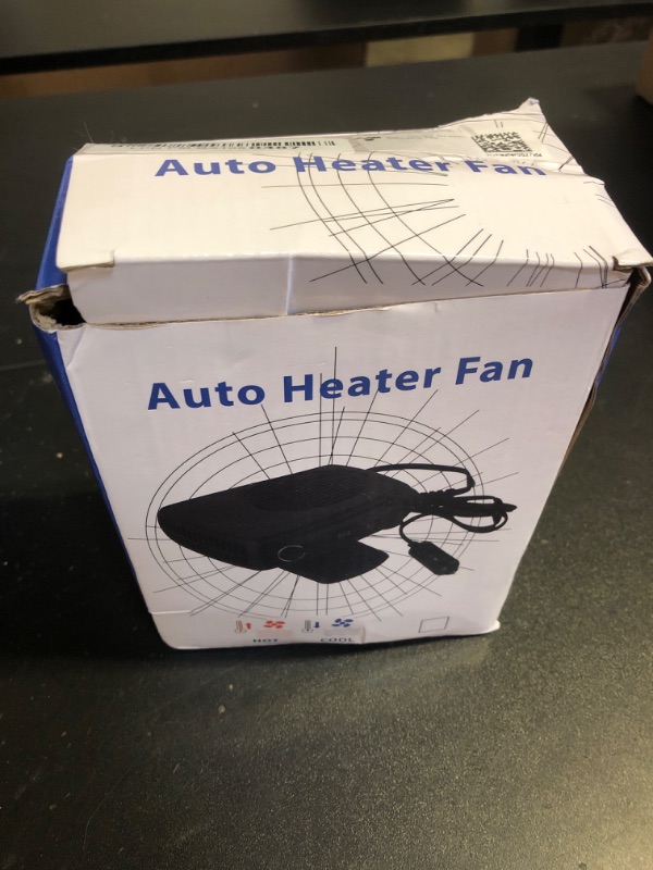 Photo 1 of Showvigor Car Heater Fan 12V, 2 in1 Fast Heating Defroster Defogger for Window, Car Windscreen Demister Heater Portable Car Heater Thats Plug into Cigarette