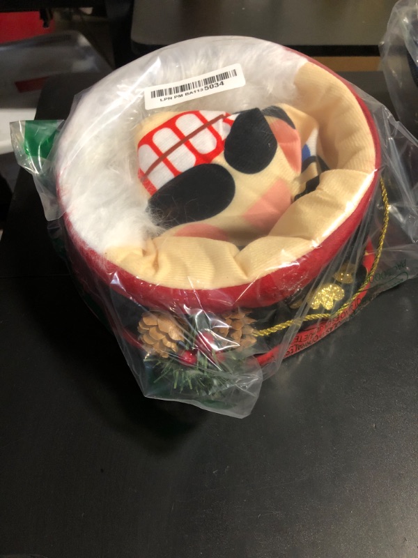 Photo 1 of Nutcracker Christmas Tree Topper Xmas Nutcracker with Spring Red Hat Ornament Winter Holiday Santa Home Decoration Wreath Festive Gift Ideas Supplies