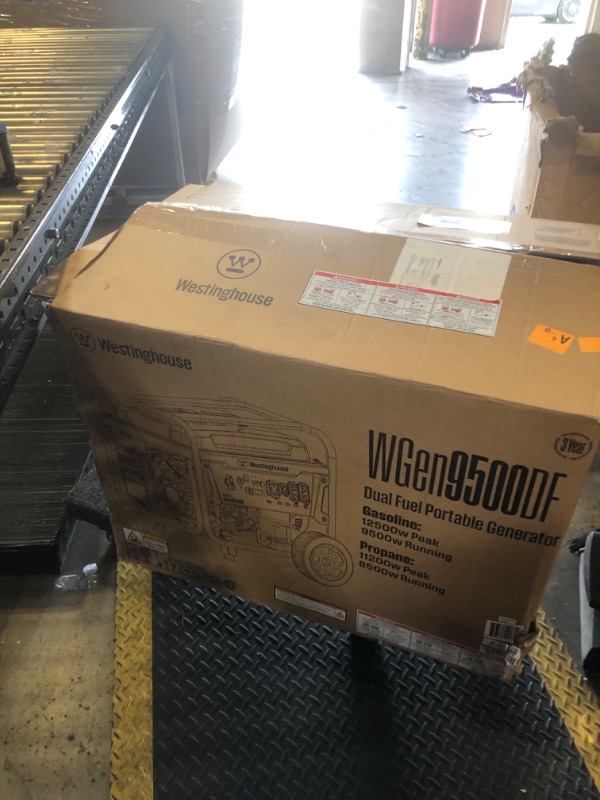 Photo 4 of Westinghouse WGen9500DF Dual Fuel Portable Generator-9500