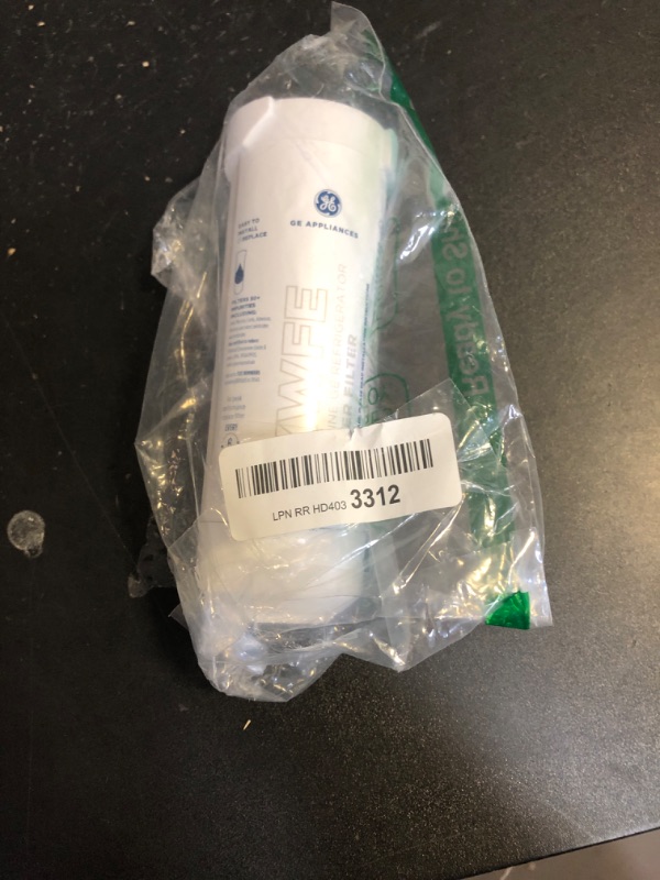 Photo 1 of GE XWFE Refrigerator Water Filter, Genuine Replacement Filter, Certified to Reduce Lead, Sulfur, and 50+ Other Impurities, Replace Every 6 Months for Best Results, Pack of 1