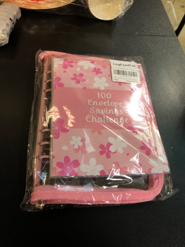 Photo 1 of 100 Envelope Saving Challenge Pink