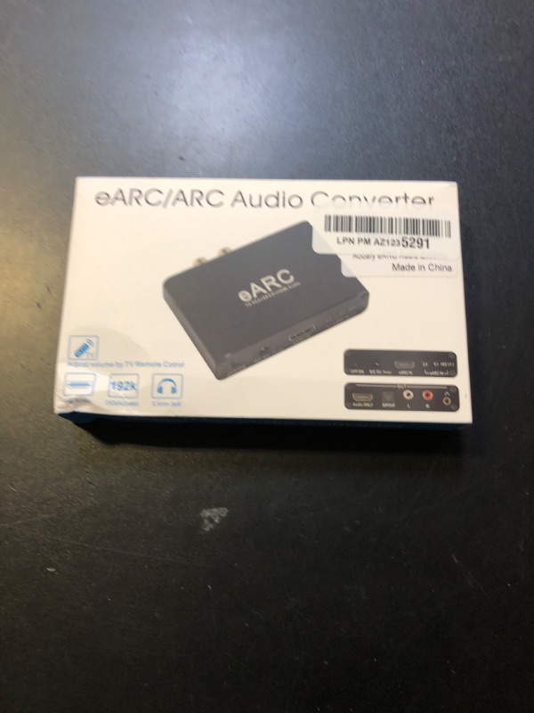 Photo 1 of eARC Audio Extractor, eARC Audio Converter to HDMI Optical/SPDIF L/R 3.5mm AUX Sound Extractor, HDMI eARC/ARC to Optical Audio Adapter, for TV to Non-ARC Sound System Soundbar Speaker Amplifier