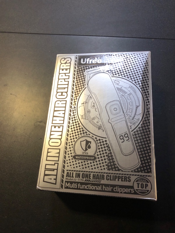 Photo 1 of Ufree Beard Trimmer for Men, Waterproof Electric Razor for Nose, Body, Face and Mustache, Cordless Hair Clippers Shavers for Men Grooming Kit, Gifts for Men Husband Father