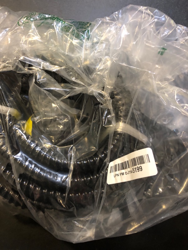 Photo 2 of (1/2" Dia * 25 Feet) Yariwiz Black Special Extra Flexible Electrical Conduit Liquid Tight PVC Conduit Kit with 3 PCS Coupling, 3 PCS Elbow and 7 PCS Strap, Sealtight Seal Flex Liquidtight Wire