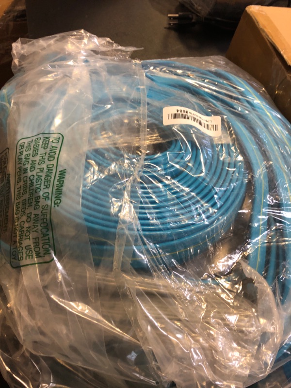 Photo 2 of Winisok Sprinkler Soaker Hose 100FT - Heavy Duty Sprinkler Hose, Efficient Saving Water Hose for Garden Lawn Irrigation System with 40 Pack Staples