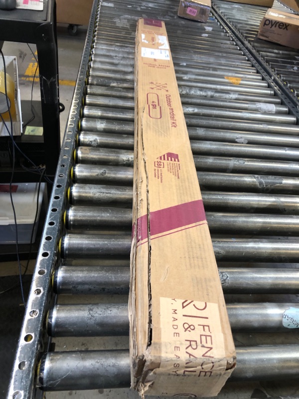 Photo 1 of CHR Fence & Rail Hand Rails for Outdoor Steps, 4 Step Handrail & Indoor Stair Railing Kit, Railings for Outdoor Steps and Hand Rails for Seniors for Porch Railing & Deck Hand Rail, 3-4 Step Railing