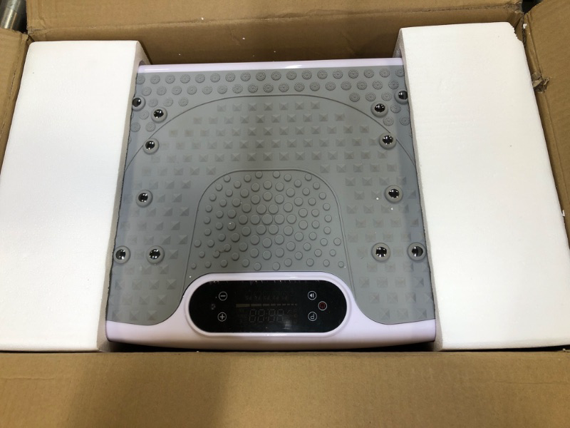 Photo 1 of Vibration Plate Exercise Machine for Lymphatic Drainage Weight Loss,SoftGym Power Vibration Plate 300-400 Lbs Capacity Full Whole Body Workout Vibration Platform,Waver Vibration Plate for Home Fitness