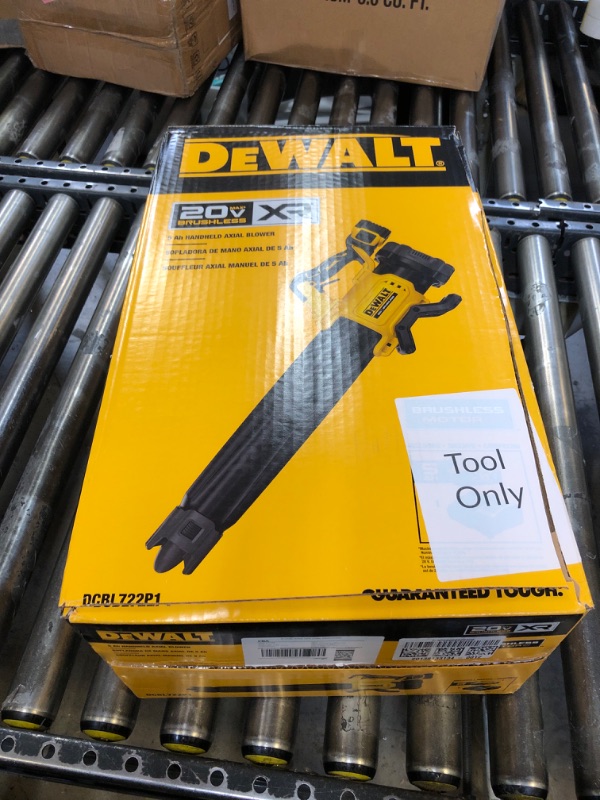 Photo 3 of  (Tool Only-Battery & Charger not Included) DEWALT 20V MAX* XR Leaf Blower, Cordless, Handheld, 125-MPH, 450-CFM (DCBL722B)