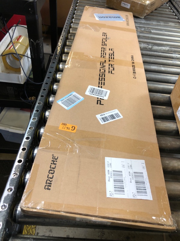 Photo 1 of Arcoche Spoiler for Tesla Model Y Performance Rear Trunk Lip Tail Lid for Tesla 2020-2024 ABS Model Y Accessories(Matte Carbon Fiber)