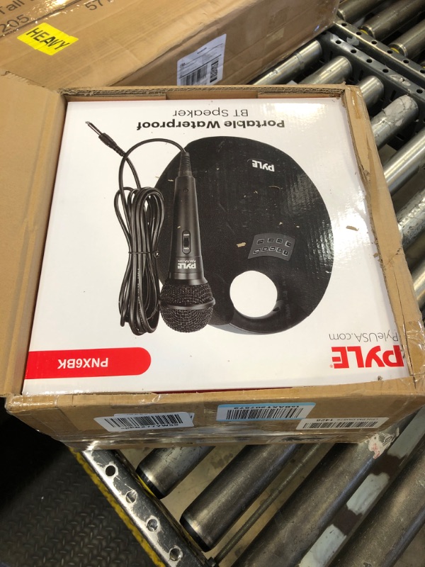 Photo 1 of Pyle Wireless Portable Bluetooth Speaker, with Built in Rechargeable Battery, Wireless Microphone, Clear Surround Sound, 220 Watt Waterproof Speaker for Indoor and Outdoor Activities