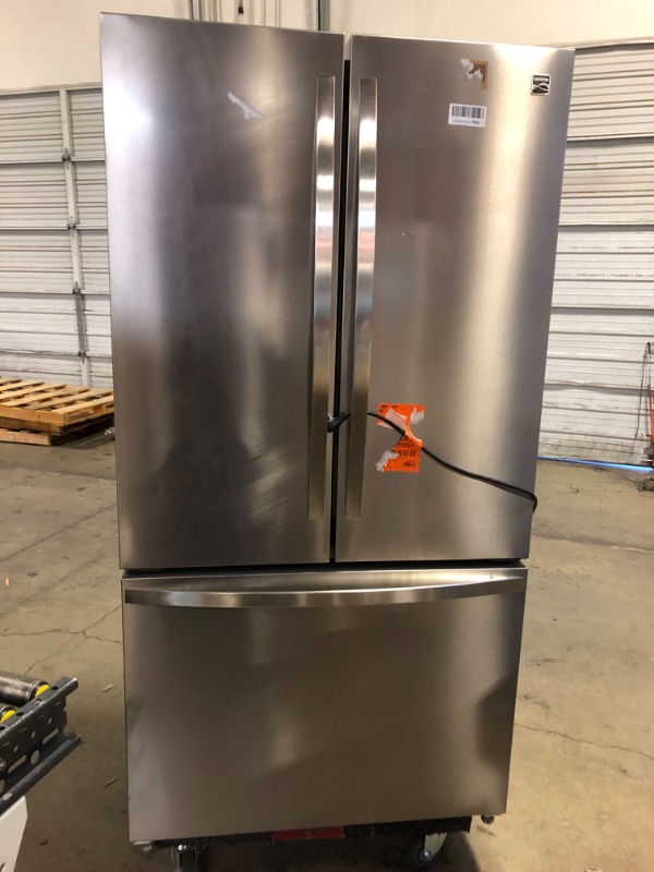 Photo 11 of USED AND SLIGHTLY DIRTY / ODOR EMANATING FROM FREEZER ***** Kenmore 46-75515 Counter-Depth French Door Refrigerator/Freezer with Fingerprint-Resistant Stainless Steel, Ice Maker, Quiet and Energy Efficient Inverter Compressor, 36 Inch