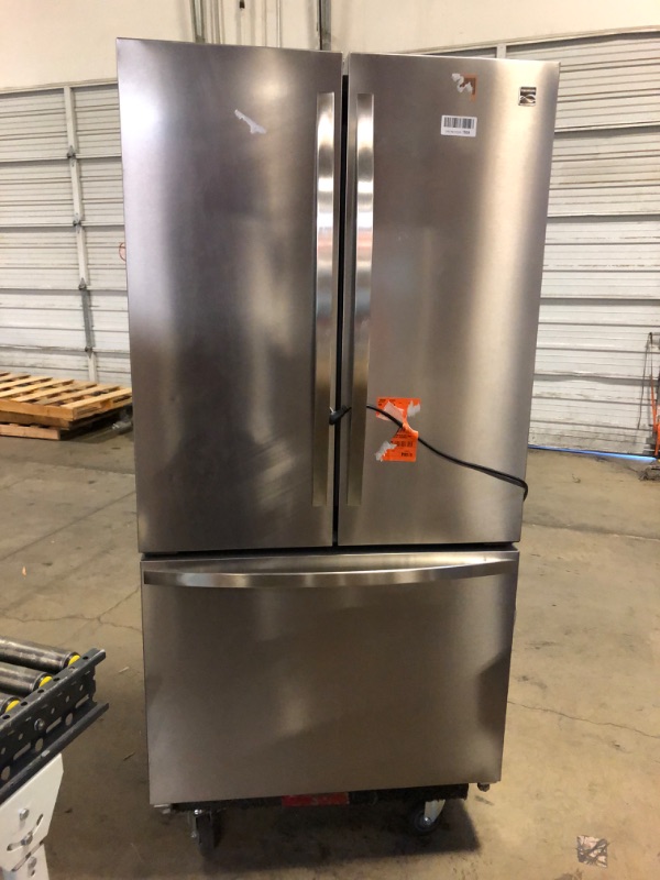 Photo 12 of USED AND SLIGHTLY DIRTY / ODOR EMANATING FROM FREEZER ***** Kenmore 46-75515 Counter-Depth French Door Refrigerator/Freezer with Fingerprint-Resistant Stainless Steel, Ice Maker, Quiet and Energy Efficient Inverter Compressor, 36 Inch