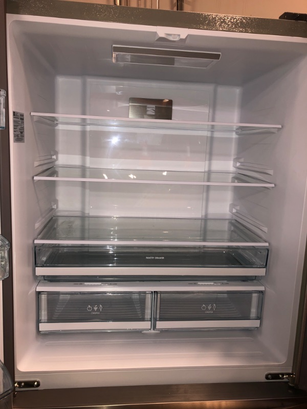 Photo 9 of USED AND SLIGHTLY DIRTY / ODOR EMANATING FROM FREEZER ***** Kenmore 46-75515 Counter-Depth French Door Refrigerator/Freezer with Fingerprint-Resistant Stainless Steel, Ice Maker, Quiet and Energy Efficient Inverter Compressor, 36 Inch