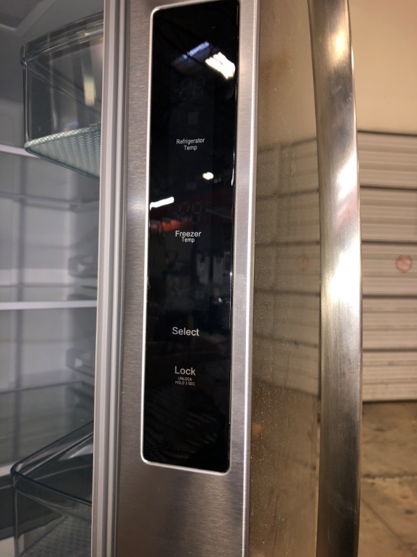 Photo 6 of USED AND SLIGHTLY DIRTY / ODOR EMANATING FROM FREEZER ***** Kenmore 46-75515 Counter-Depth French Door Refrigerator/Freezer with Fingerprint-Resistant Stainless Steel, Ice Maker, Quiet and Energy Efficient Inverter Compressor, 36 Inch