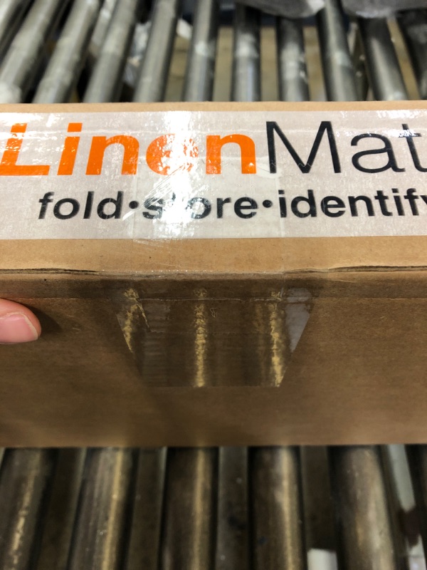 Photo 1 of LINENMATE The Original Linen Storage Container, 2-Pack (Queen/King Size, Grey)