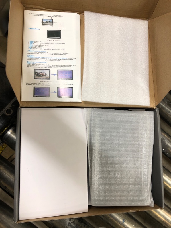 Photo 1 of DoHonest FHD 1080P Digital Wireless Backup Camera Kit Built in DVR 7'' Monitor Split Screen Highway Observation System for Trucks,Trailers,Campers,RVs