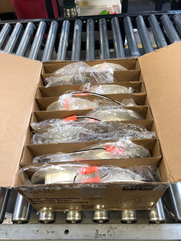 Photo 1 of Sunco 16 Pack 5CCT Retrofit LED Recessed Lighting 6 Inch, 2700K/3000K/3500K/4000K/5000K Selectable, Dimmable Can Lights, Smooth Trim, 13W=75W, 965LM, Damp Rated, UL-Certified