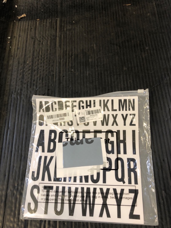 Photo 1 of Gersoniel 8 Sheet Halloween Letter Stickers Alphabet Sticker Self Adhesive Letters Vinyl Letter Decals Stick on Letters for Poster Board Sign Craft Mailbox Wal Decor(1 Inch, 2 Inch,Black)