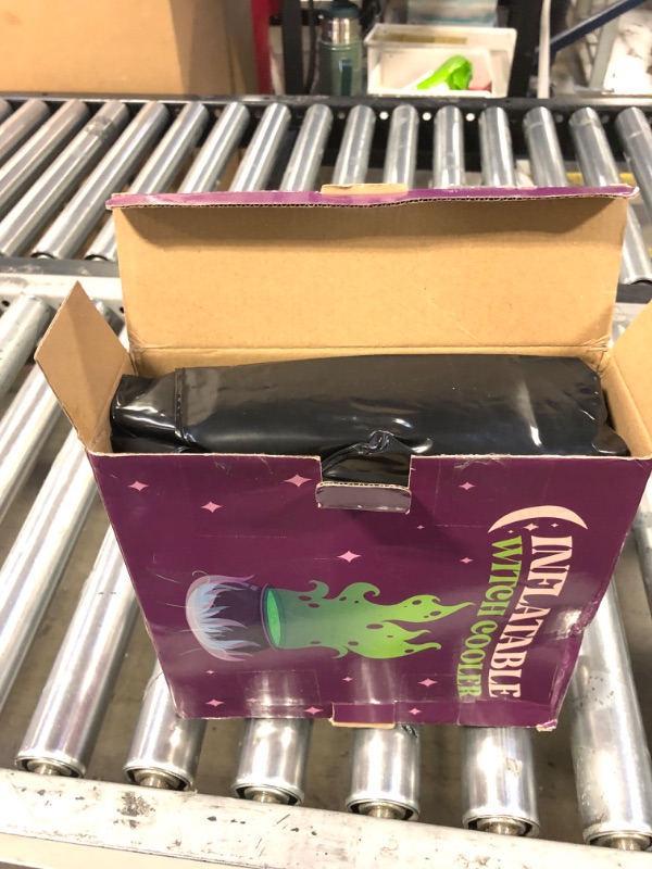 Photo 1 of 48" Inch Inflatable Witches Cauldron Halloween Candy Holder Bowl - Up to 72 Drink Beverage Cooler and Ice Chest Halloween Party - Inflables De Halloween Enfriador Candy Caldron