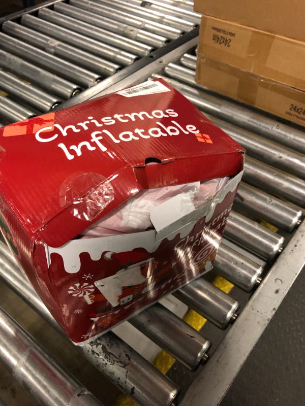 Photo 1 of 7.5 FT Christmas Inflatable Outdoor Decoration, Gingerbread Man Hot Cocoa Cup Christmas Blow up Yard Decorations with Buit-in LEDs, Gingerbread Inflatable Holiday Indoor Outdoor Party Patio Xmas Gifts