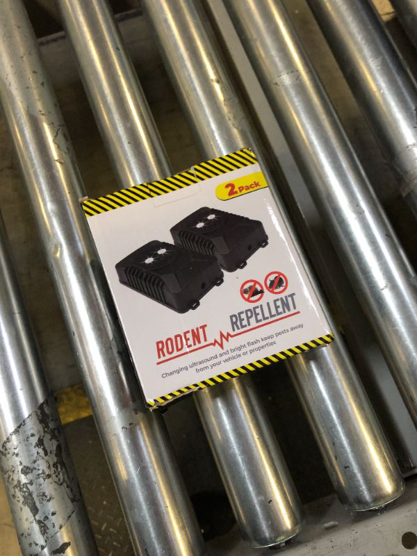 Photo 1 of 2 Pack Car Rodent Repellent Under Hood,Rodent Deterrent for Cars,Rat Repellent for Car to Keep Rodents Out of Car,Battery Operated Squirrel Repellent Rodent Repellent for Car Engines RV Garage