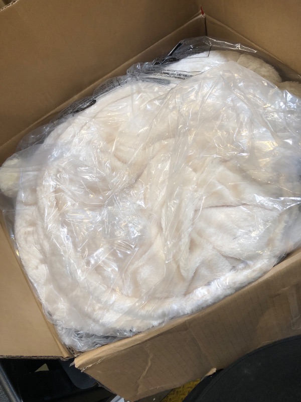 Photo 1 of Heybly Cat Tree with Toy, Cat Tower condo for Indoor Cats, Cat House with Padded Plush Perch, Cozy Hammock and Sisal Scratching Posts, Beige HCT004SM