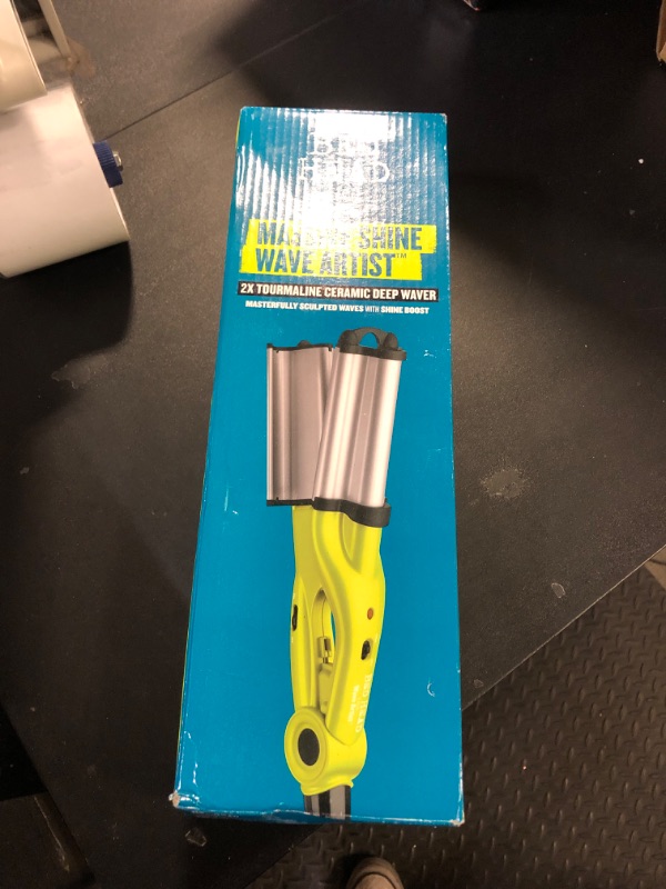 Photo 1 of Bed Head Wave Artist Deep Waver | Combat Frizz, Get Long Lasting Results, & Add Massive Shine for Beachy Waves | With Tourmaline Ceramic Technology (Green)
