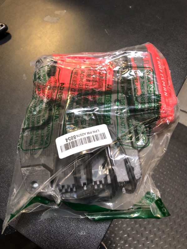 Photo 1 of CRAFTSMAN 20V Power Tool Battery 2-Pack, Lithium-ion with Charger (CMCB204-2CK)