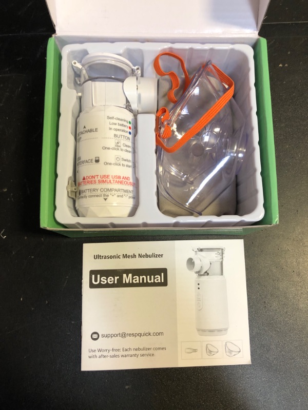 Photo 1 of Portable Nebulizer for Adults, Handheld Nebulizer for Kids, Portable Nebulizer Machine, Personal Steam Inhaler with Indicator Light, Automatic Cleaning, for Home, Car, Outdoor