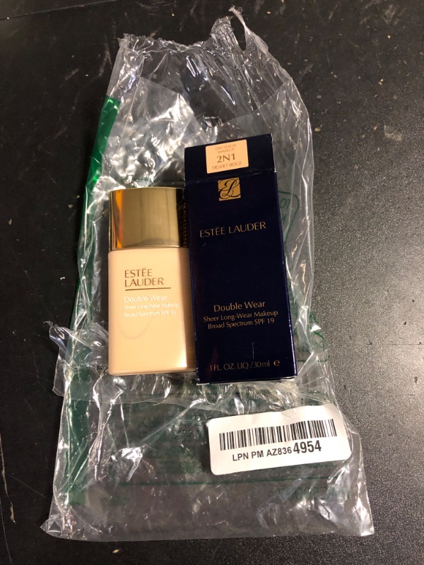 Photo 2 of Estée Lauder Double Wear Sheer Long-Wear Foundation, SPF 19, 1.0 fl oz, 2N1 Desert Beige