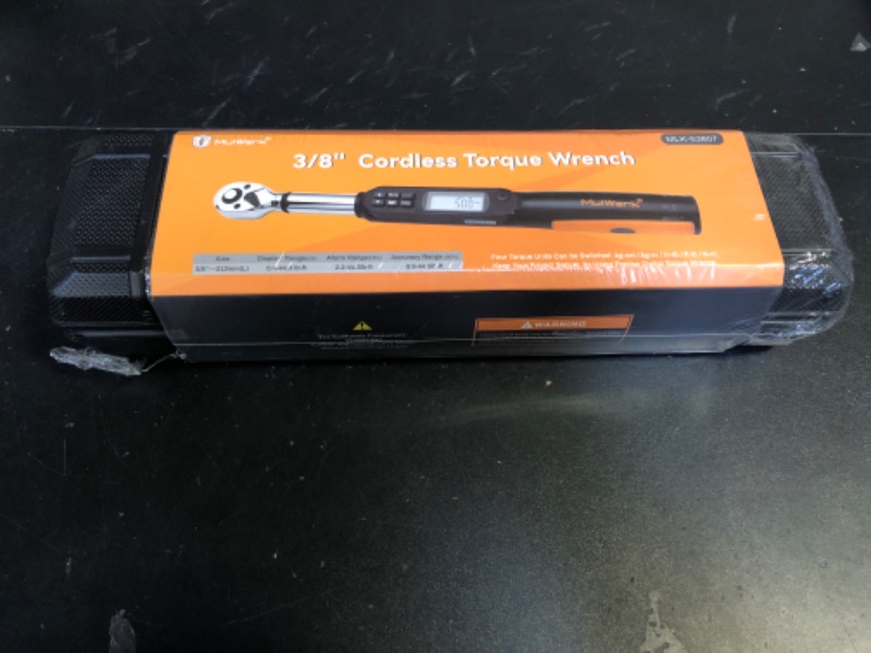 Photo 1 of MULWARK 3/8" Digital Torque Wrench Electronic Set, with Buzzer & LED, 2.2-44.3 ft-lbs(3-60 Nm), High Precision Adjustable Electronic Torque Wrenches Car Repairing Tool Calibrated with Storage Case
