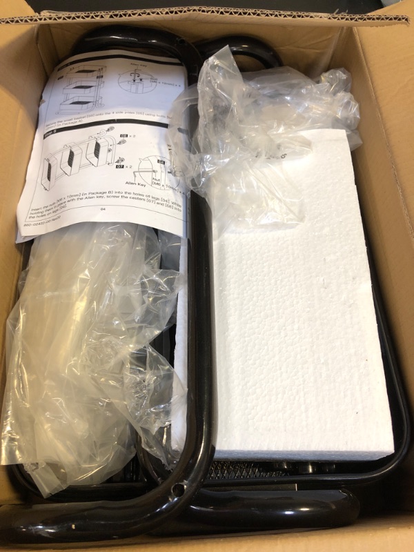 Photo 1 of Pipishell 3 Tier Metal Rolling Utility Cart, Heavy-Duty Storage Rolling Cart with 2 Lockable Wheels, Multifunctional Mesh Organization Utility Cart for Kitchen Dining Room Living Room (Black)